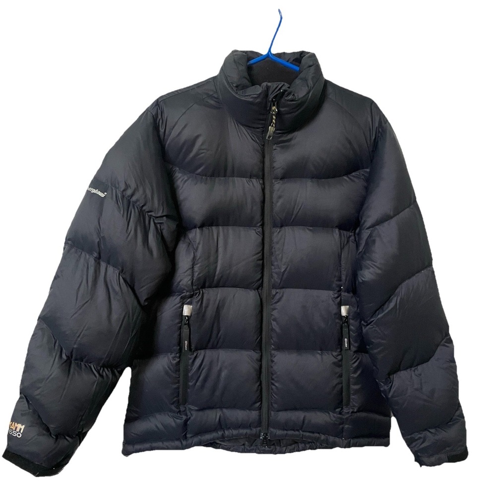 Berghaus Liskamm Down 650 Puffer Jacket Mens Black Ripstop Insulated Coat